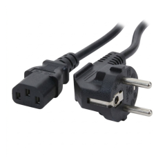 Câble d'alimentation PC Moniteur Europeen avec Fiche Schuko - 2m - Noir — Accessoire · Smarty Paris 18e